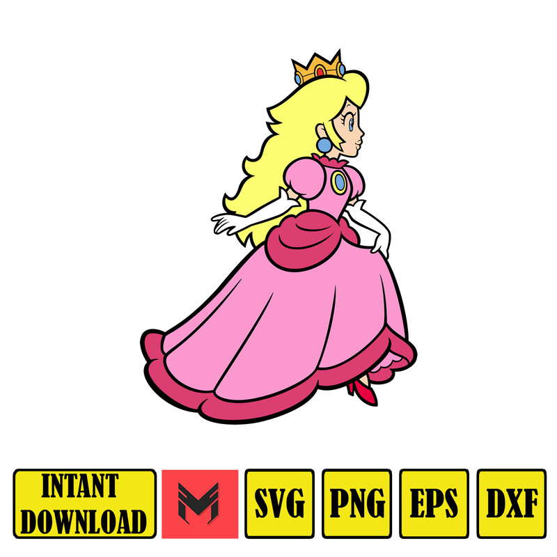 Mario Svg, svg files for cricut, mario svg, mario family svg files, mario png, Layered svg, Digital files (54).jpg