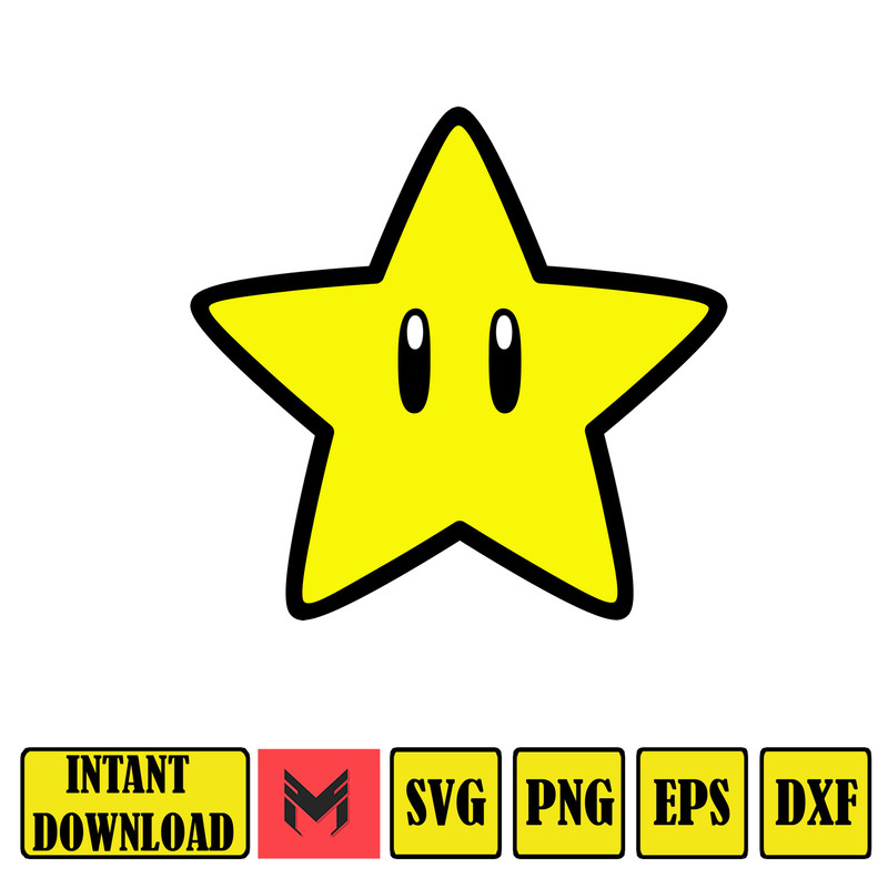 Mario Svg, svg files for cricut, mario svg, mario family svg files, mario png, Layered svg, Digital files (68).jpg