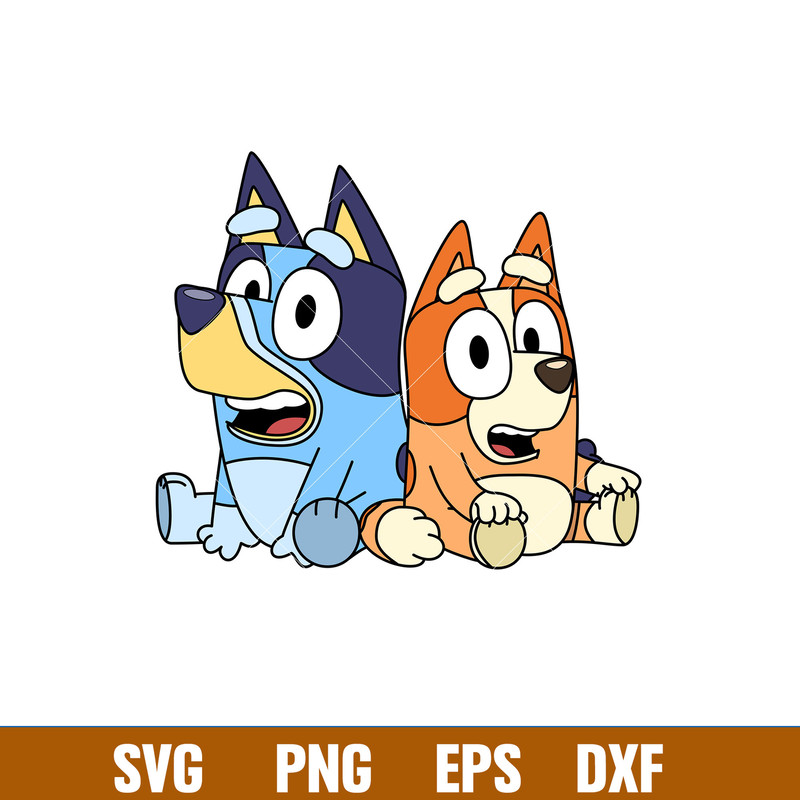 Bluey Heeler Svg, Bluey Svg, Bluey Dog Svg, Bluey Silhouette Svg, Cartoon Svg, Png Dxf Eps Pdf File, BY17.jpg
