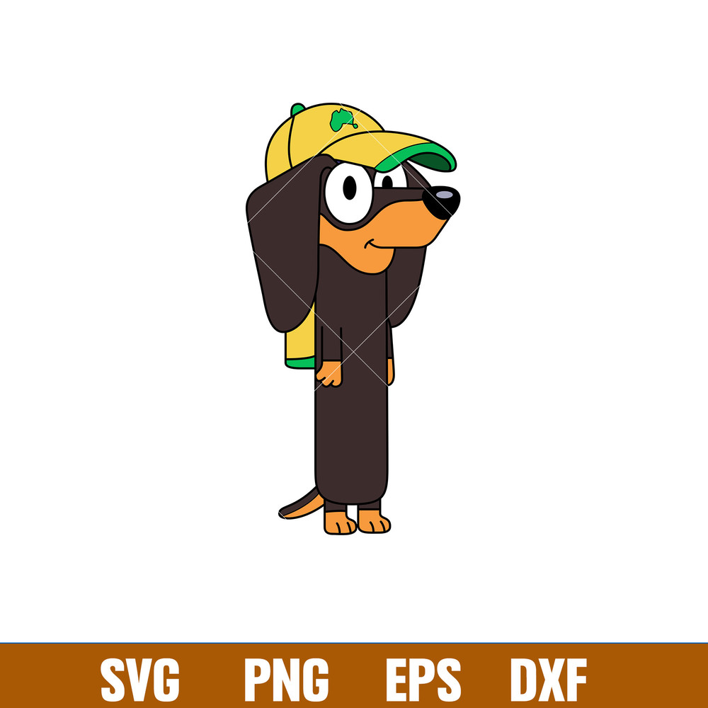 Bluey Heeler Svg, Bluey Svg, Bluey Dog Svg, Bluey Silhouette Svg, Cartoon Svg, Png Dxf Eps Pdf File, BY39.jpg