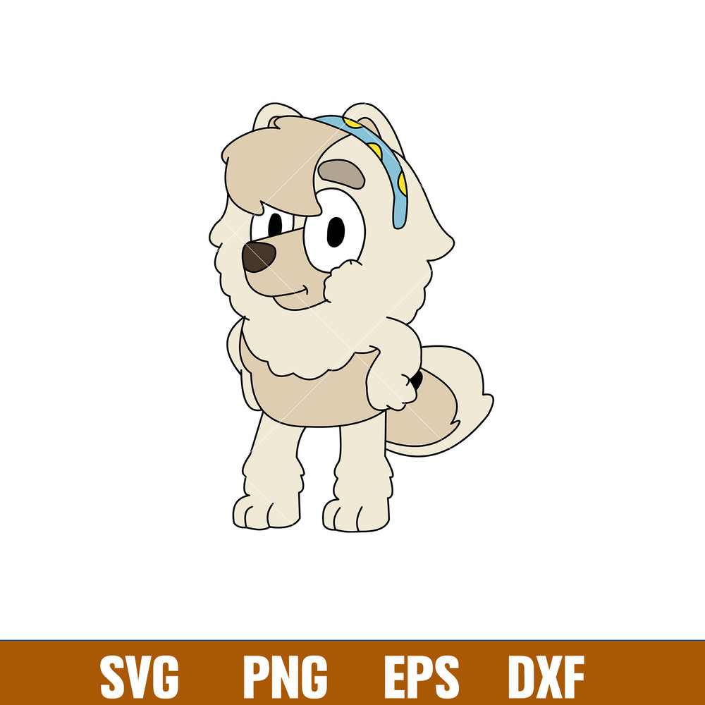 Bluey Heeler Svg, Bluey Svg, Bluey Dog Svg, Bluey Silhouette Svg, Cartoon Svg, Png Dxf Eps Pdf File, BY42.jpg