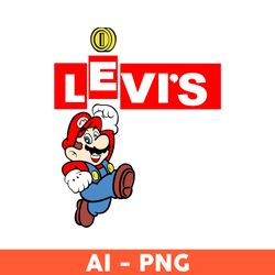 Levi's Mario Png, Mario Png, Levi's Png, Levi's Logo Png, Cartoon Png, Brand Logo Png - Download