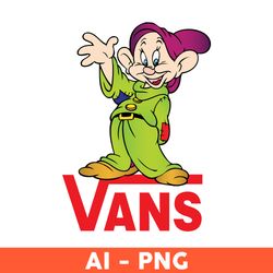 Vans Dopey Png, Vans Logo Png, Dopey Png, Snow White and Seven Dwarfs Png, Fashion Brand Svg - Download