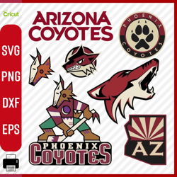 Digital Download, Arizona Coyotes svg, Arizona Coyotes logo, Coyotes clipart, Arizona Coyotes cricut