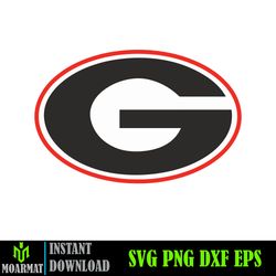 Georgia Bulldogs Logo Svg,Bulldogs Team Svg,Cricut Cutting File,Vector Clipart,Digital Download (30)