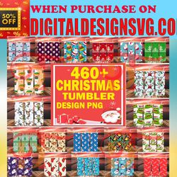 460-christmas tumbler bundle design, sublimation tumbler, 20oz skinny tumbler bundle