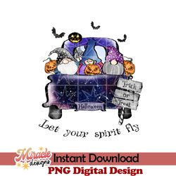 halloween with my gnome sublimation