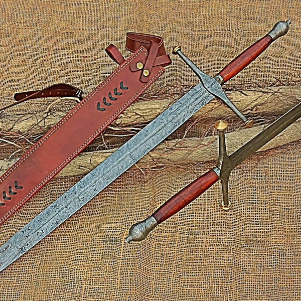 Custom handmade damascus steel vikng sword near me in arizona.jpg