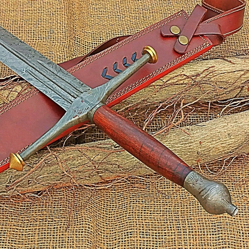 Custom handmade damascus steel vikng sword near me in idaho.jpg