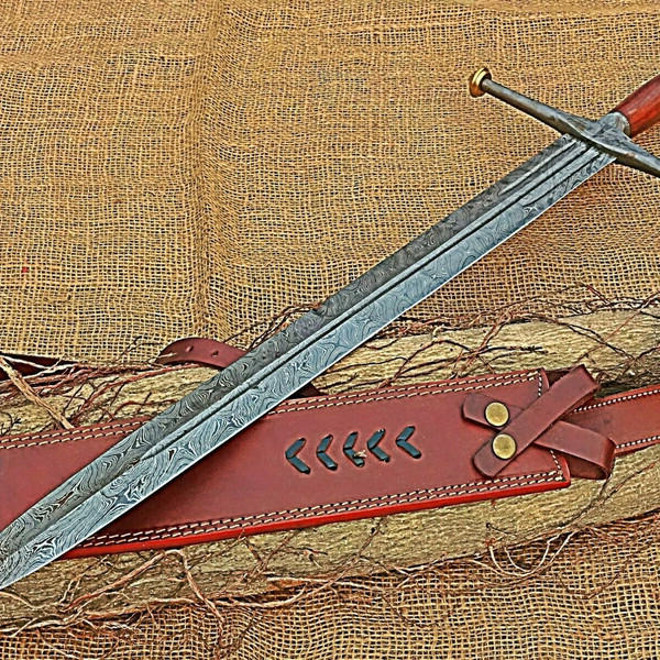 Custom handmade damascus steel vikng sword near me in lowa.jpg