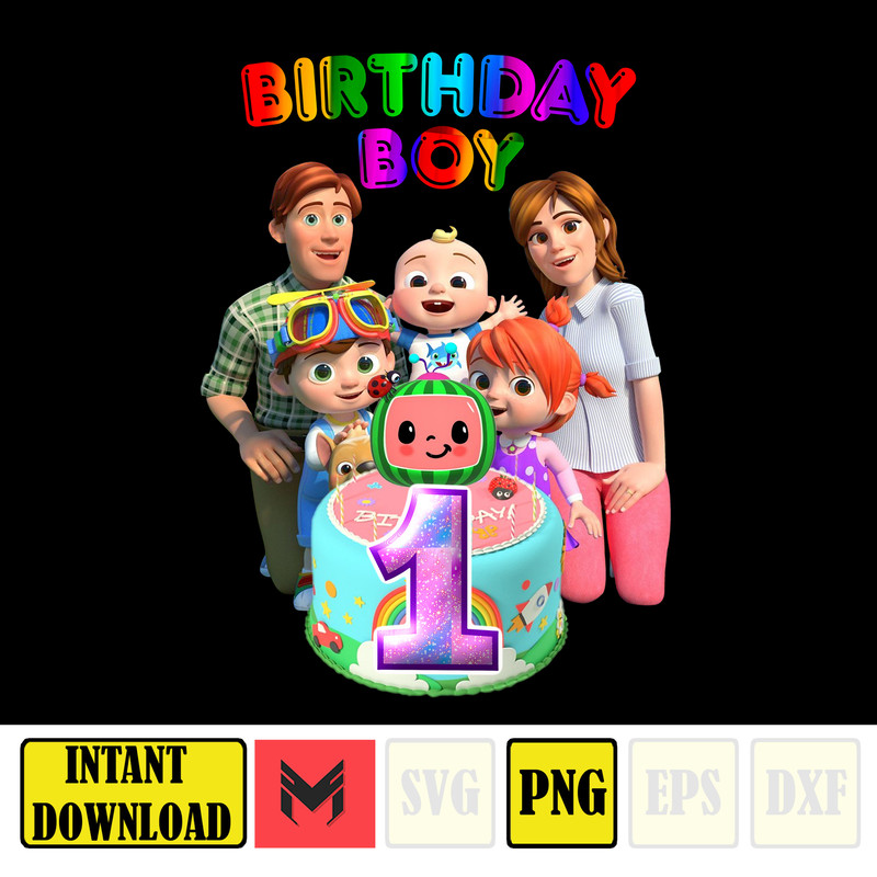 Cocomelon Birthday Boy, Cocomelon Birthday Png, Cocomelon Family Png , Cocomelon PNG (1).jpg