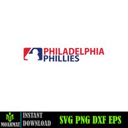 Philadelphia Phillies Baseball Team Svg, Philadelphia Phillies Svg, MLB Svg, Png, Dxf, Instant Download (104)