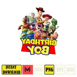 birthday boy toy story svg, toy story kids birthday svg, toy story birthday svg , family birthday party svg, toy story p