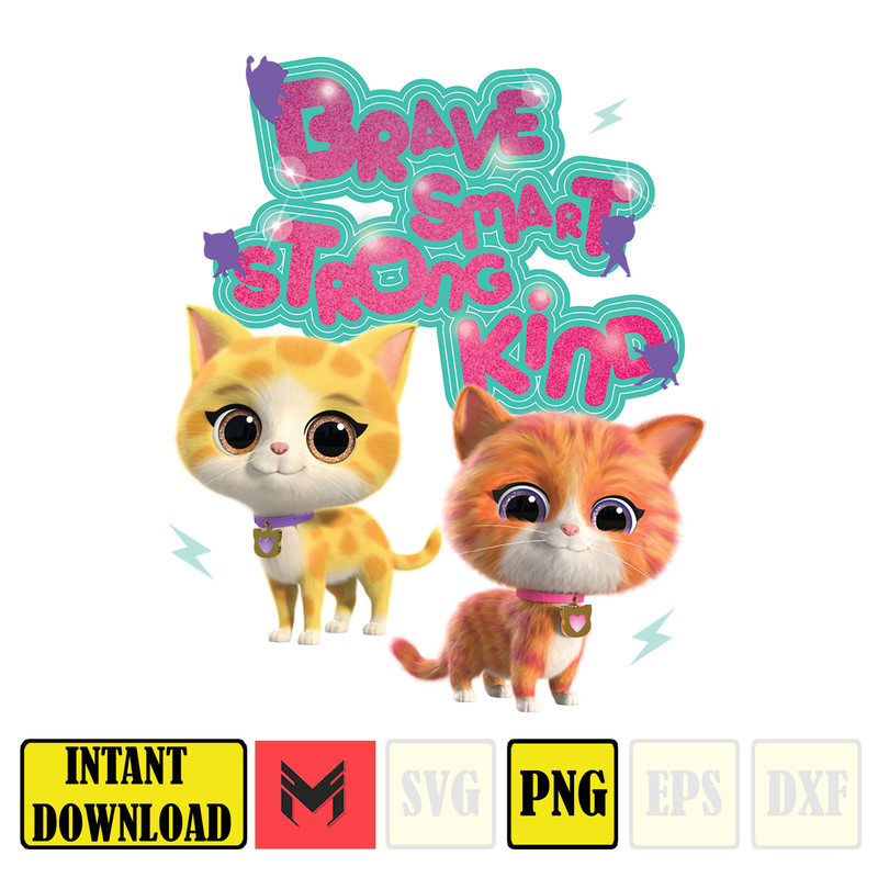 Superkitties Pounce PNG, Supperkitties png, Supper Cat Designs, Bitsy Cat, Ginny Cat, Buddy Cat, Sparks, Junior Superkitties Designs (1).jpg