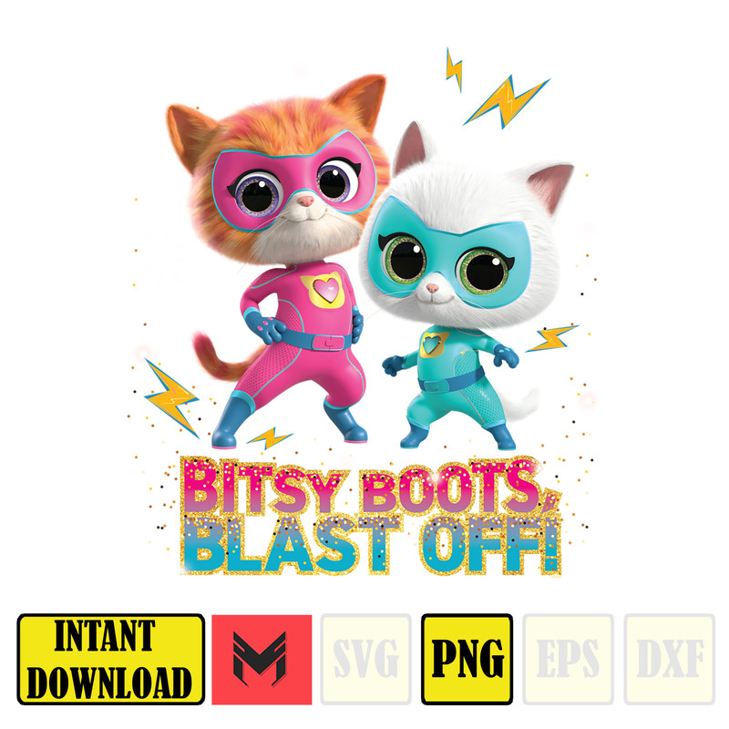 Superkitties Pounce PNG, Supperkitties png, Supper Cat Designs, Bitsy Cat, Ginny Cat, Buddy Cat, Sparks, Junior Superkitties Designs (2).jpg
