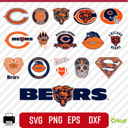 Digital Download, Chicago Bears svg, Chicago Bears logo, Chicago Bears cricut, Chicago Bears clipart, Chicago Bears png