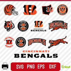 Digital Download, Cincinnati Bengals logo, Cincinnati Bengals svg, Cincinnati Bengals clipart, Cincinnati Bengals cricut