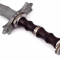 Custom handmade hand forged damascus steel templar sword near me in arizonajpg