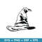 Sorting Hat Svg, Harry Potter Wizard Hat Svg, Witch Hat Svg,
