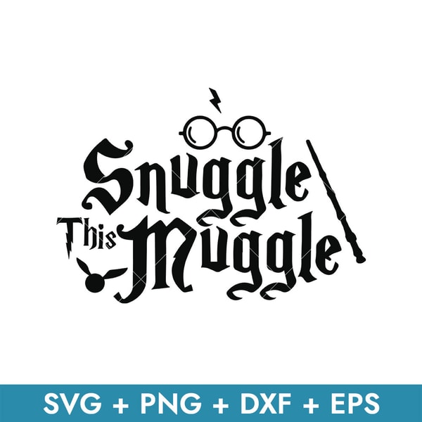 Muggle Magic Sign Snuggle This Muggle Svg, Harry Potter Svg, Magic Wand Svg, P | Inspire ...
