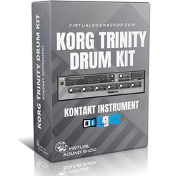 Korg Trinity Drum Kit Kontakt Library - Virtual Instrument NKI Software