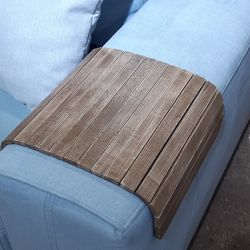 arm chair tray table vintage, sofa tray table, armrest tray, sofa arm tray, wooden coffee table, lap desk, wooden tray