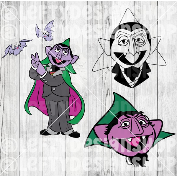 Counter-pillar | Count Von Count | Bundle | SVG | PNG | Inst | Inspire ...