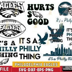 9 file Philadelphia Eagles Bundle svg,Philadelphia Eagles Nfl svg, for Cricut, Silhouette, digital, file cut