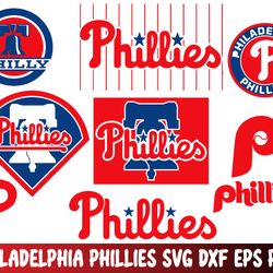 Philadelphia-Phillies svg dxf eps png, bundle MLB svg, for Cricut, Silhouette, digital, file cut