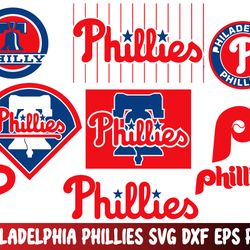 philadelphia-phillies svg dxf eps png, bundle mlb svg, for cricut, silhouette, digital, file cut