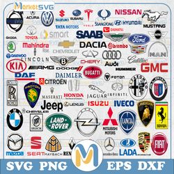 70 files world's car brand logos bundle svg, honda, toyota,lamborghini,volkswagen, mercedes svg, car logo brand