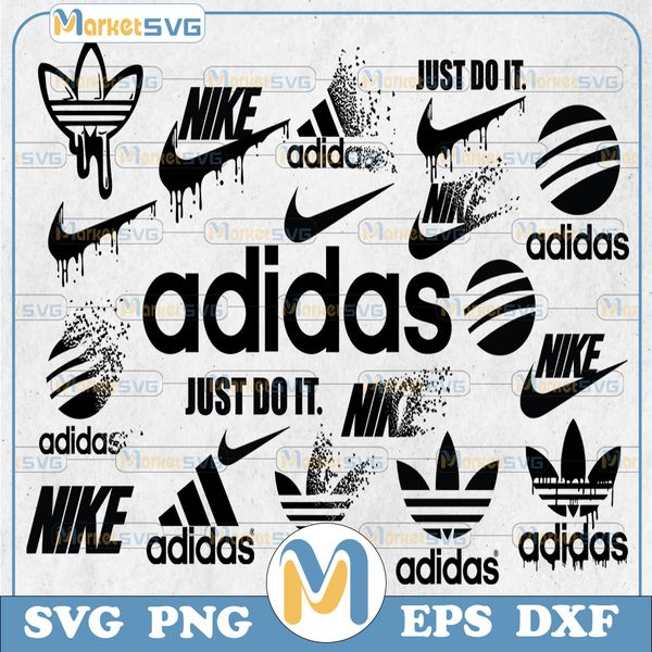Files Adidas Logo Fashion Svg, Adidas Logo Svg, Nike Logo - Inspire Uplift