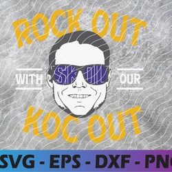 rock out with our k o c out svg, eps, png, dxf, digital download