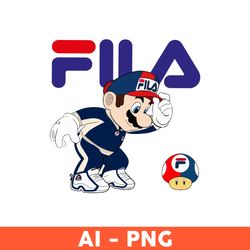 mario fila png, super mario png, fila logo png, fila png, mario png, cartoon fila png, fashion brand svg