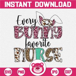 every bunnys favorite nurse png, sublimation design, easter sublimation png,easter day png,easter png, easter bunny png,