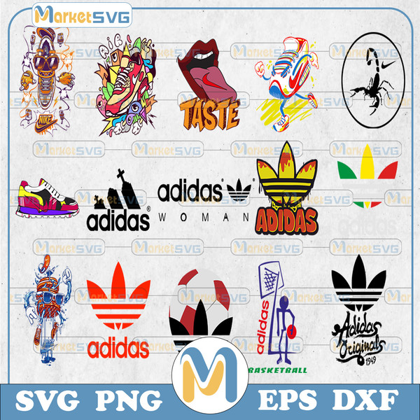 15 Files Adidas Logo Fashion Svg, Adidas,Nike Logo svg, Mick - Inspire ...
