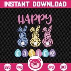 Easter Png, Leopard Easter Peeps Png, Happy Easter sublimation, Leopard print rabbit, Easter rabbit png Happy Easter Leo