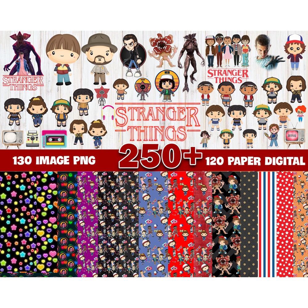 Stranger Things Bundle png - Digital download.jpg