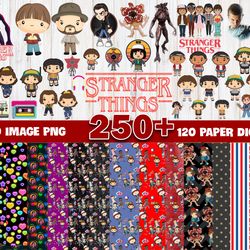 Stranger Things PNG, 250 file Mega Bundle Stranger Things png , digital download