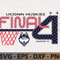 connecticut huskies final four 2023 basketball uconn svg, eps, png, dxf, digital download