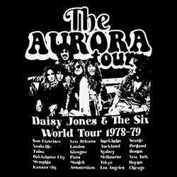 daisy jones & the six svg aurora world tour svg cutting files