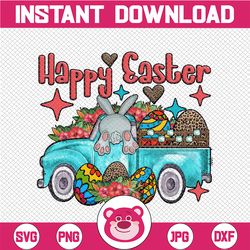 Happy Easter Bunny Tuck Png Sublimation Design, Easter Sublimation Png, Bunny Truck Png,Easter Day Png, Happy Easter Png