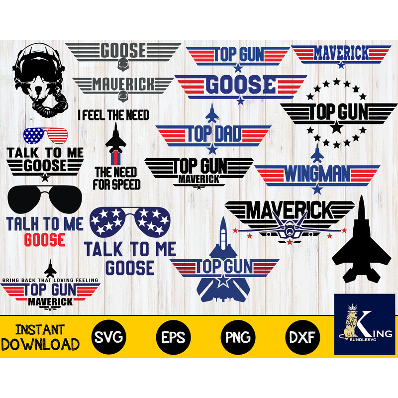 Top Gun SVG Bundle, Talk To Me Goose, Maverick SVG,Top DAD svg, ,Top Gun Bundle SVG,Mega Bundle Top Gun svg  , for Cricut, Silhouette, digital, file cut.jpg