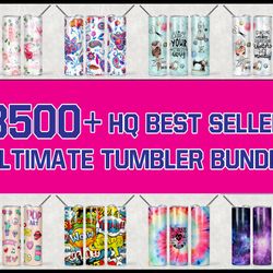 3500 file tumbler designs bundle png high quality, designs 20 oz sublimation, bundle design template for sublimation