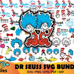 70 dr seuss bundle svg, dr seuss svg, dr seuss hat svg, dr seuss svg, dr seuss hat svg, cat in the hat svg