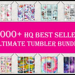 4000 file tumbler designs bundle png high quality, designs 20 oz sublimation, bundle design template for sublimation