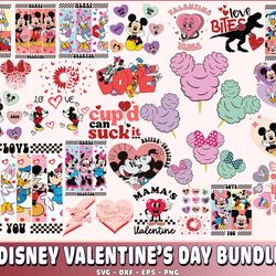 100 file mikey vanlentine's bundle svg dxf eps png, valentine day svg , silhouette, digital download , instant download