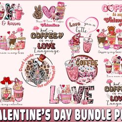 Coffe Valentine's day Sublimation, Valentine Day love sublimation, Silhouette, Digital download , Instant Download