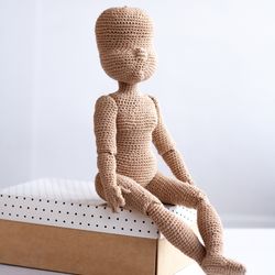 Amigurumi Female body crochet pattern, PDF crochet doll, Amigurumi doll, Crochet pattern doll, Crochet girl, Crochet toy