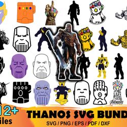 112 thanos svg bundle, marvel svg, avengers svg, black panthers svg, hulk svg, iron man svg, marvel characters svg